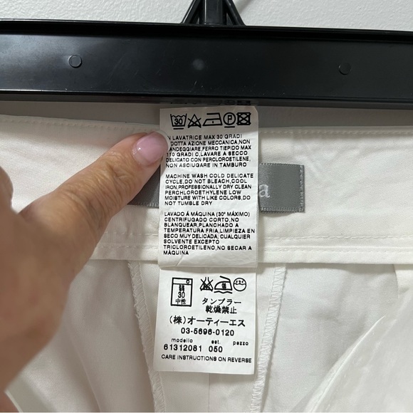 MAXMARA SOLID WHITE TROUSERS - Picture 9 of 12